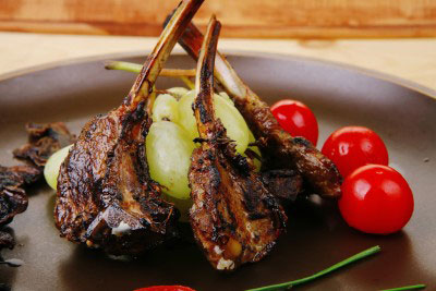GRILLED VEAL CHOPS